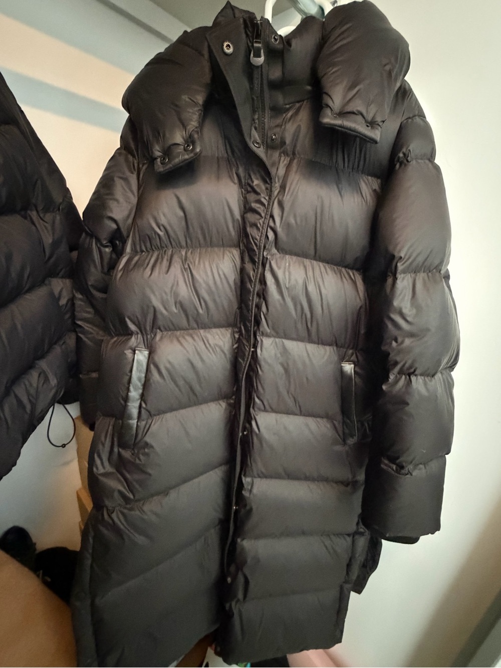 Atelier Noir by RUDSAK Long Black Puffer Winter Coat